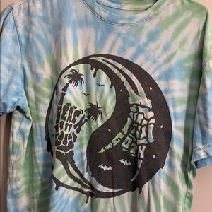 Tie-dye band shirt